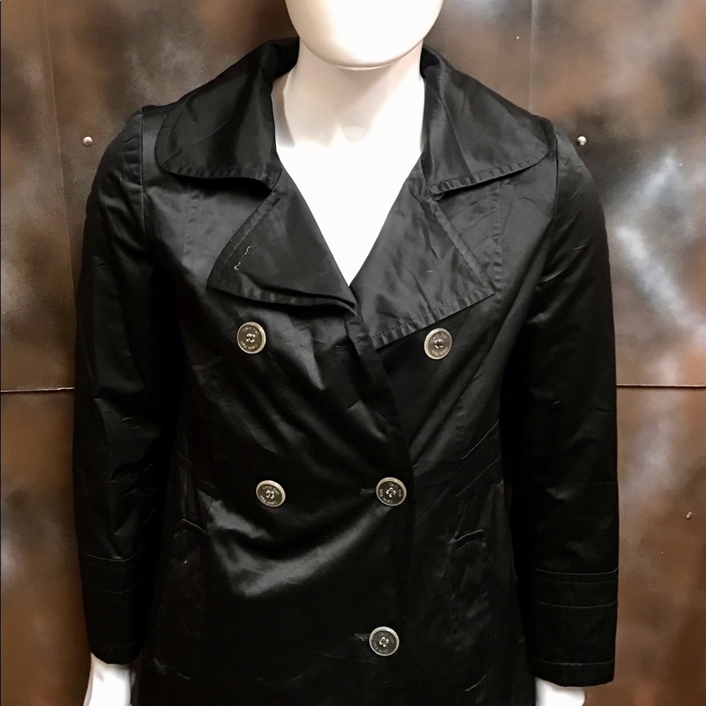 Calvin Klein button coat medium